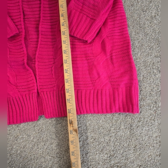Carson Cable Knit Cardigan By Jess Lea Women's Size Medium - Picture 3 of 7